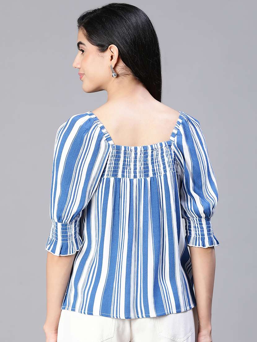 women's straight square neck top - 20149286 - Standard Image - 2