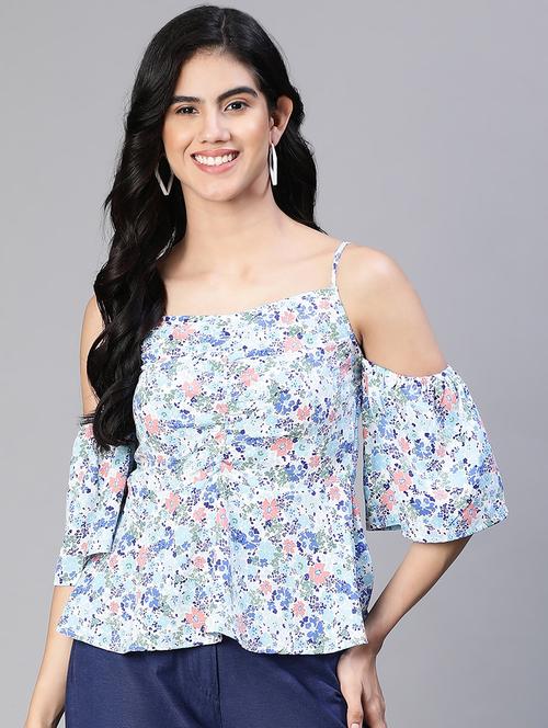 women white floral printed top - 20149293 -  Standard Image - 0