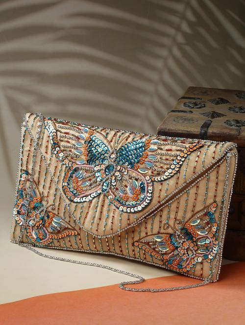 beige canvas sling bag - 20150041 - Standard Image - 0