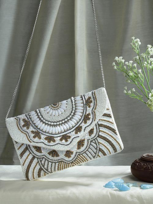 white canvas sling bag - 20150043 - Standard Image - 0