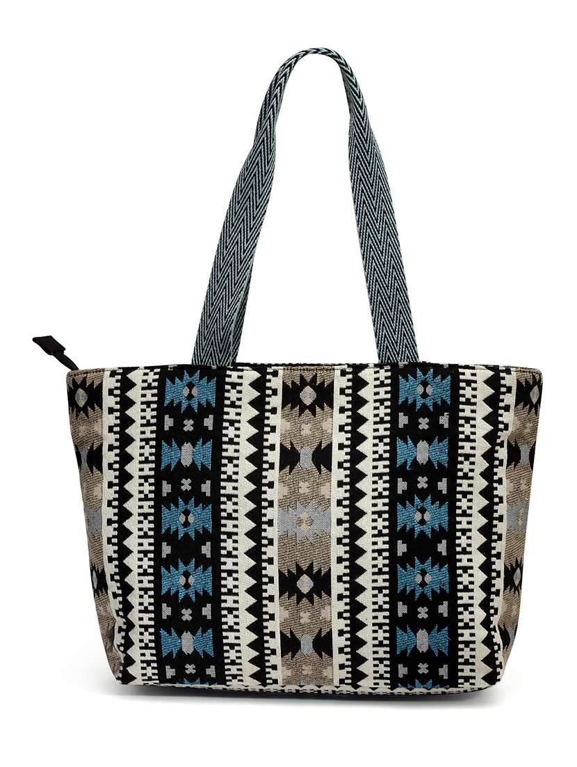 black cotton regular tote - 20150047 -  Standard Image - 2