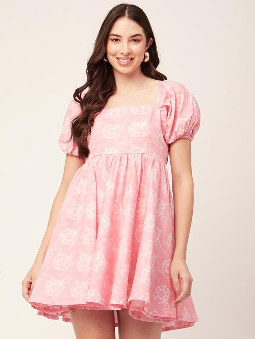 women's fit & flare shibori dress - 20150107 -  Standard Image - 0