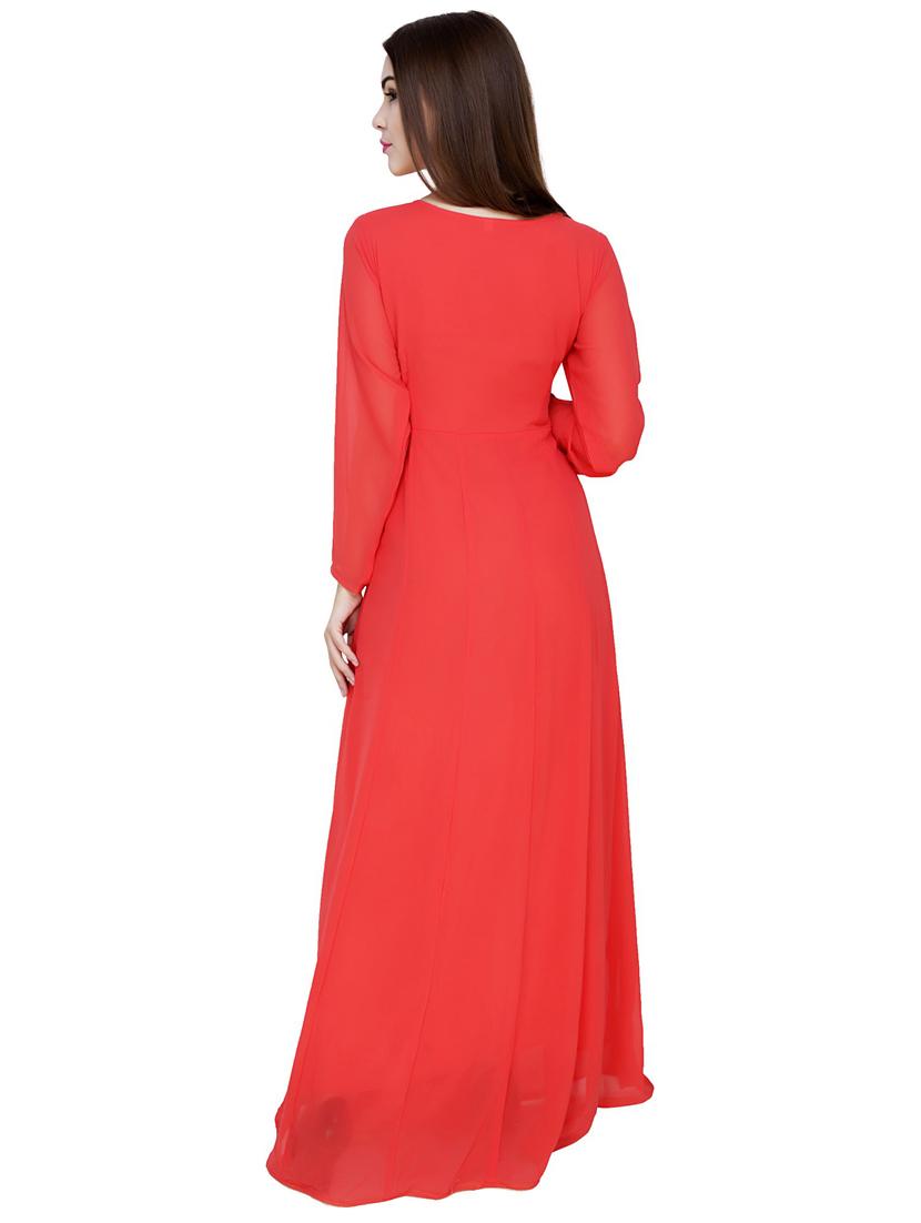 embellished flared ethnic dress - 20150170 - Standard Image - 2