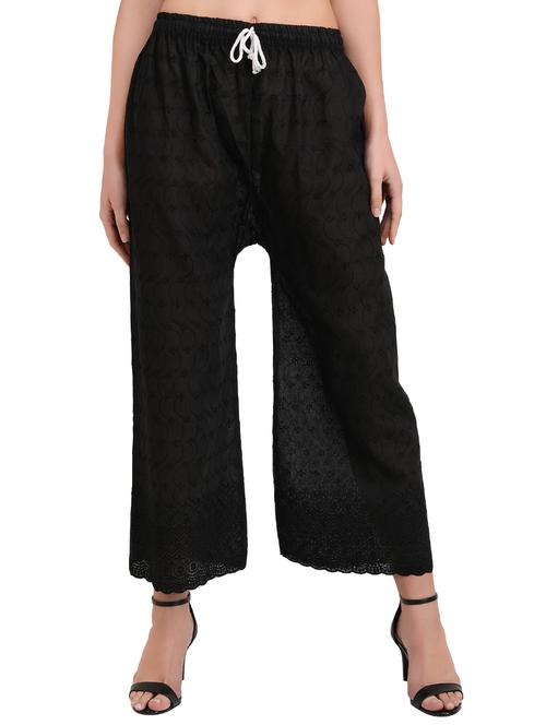 self design straight regular palazzo - 20150183 - Standard Image - 0