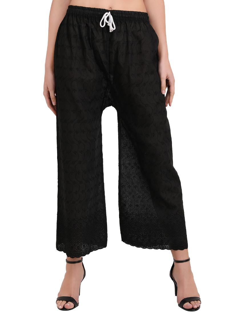 self design straight regular palazzo - 20150183 - Zoom Image - 0