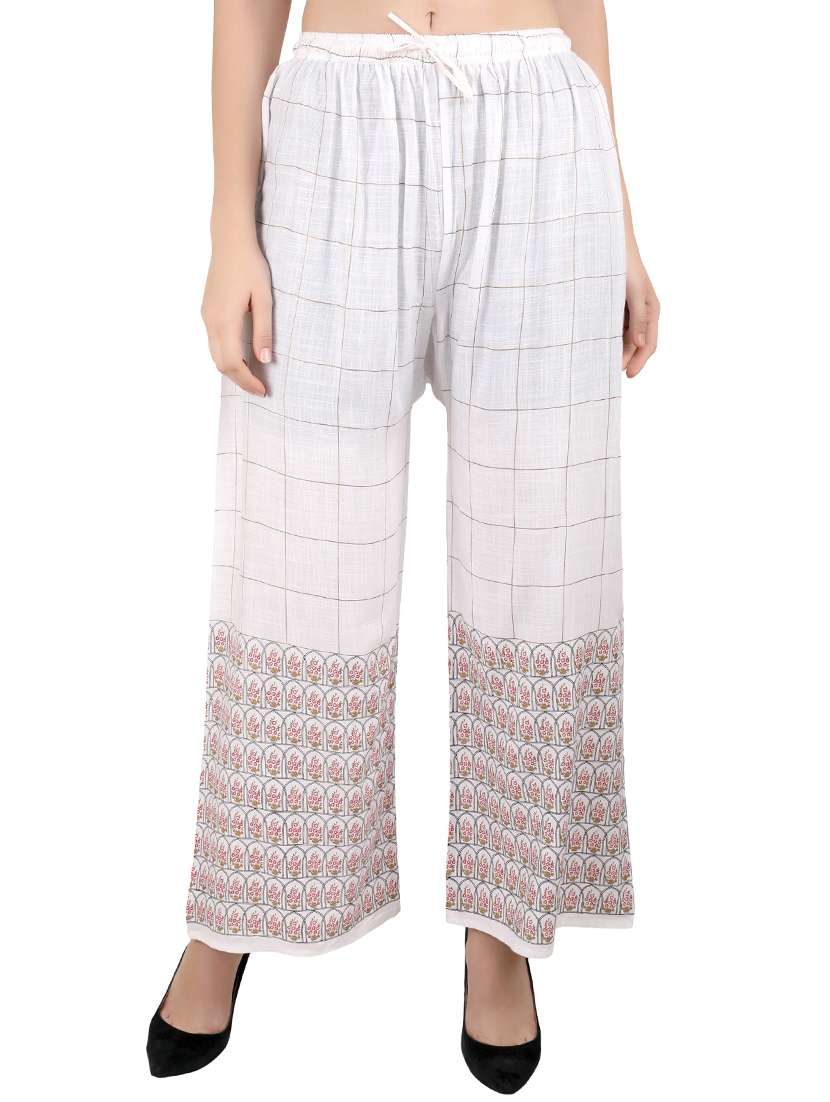 printed straight regular palazzo 