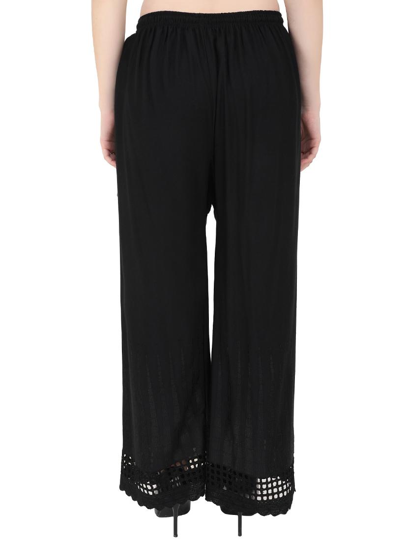 solid straight regular palazzo - 20150207 - Standard Image - 2