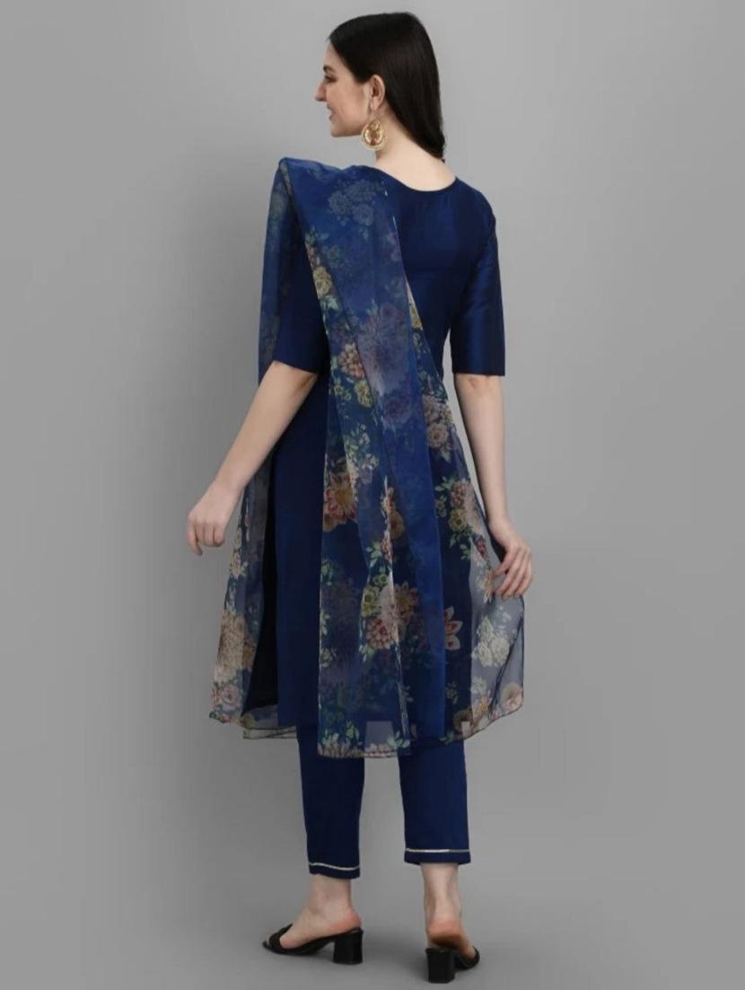 embroidered kurta pant set with dupatta - 20150513 - Standard Image - 2