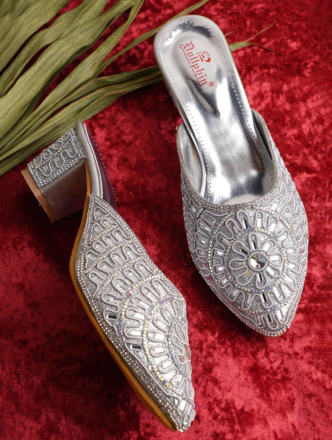 silver pu mules - 20151211 - Zoom Image - 0