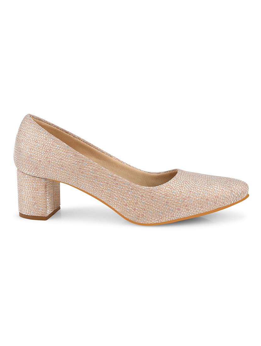 women gold slip on pump - 20151233 - Standard Image - 2