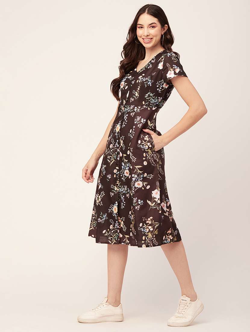 women's  floral dress - 20152404 -  Standard Image - 2