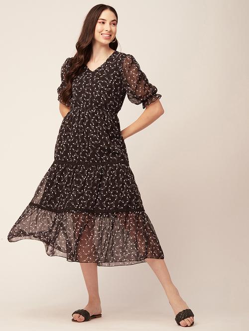 women's tiered dress floral dress - 20152410 -  Standard Image - 0