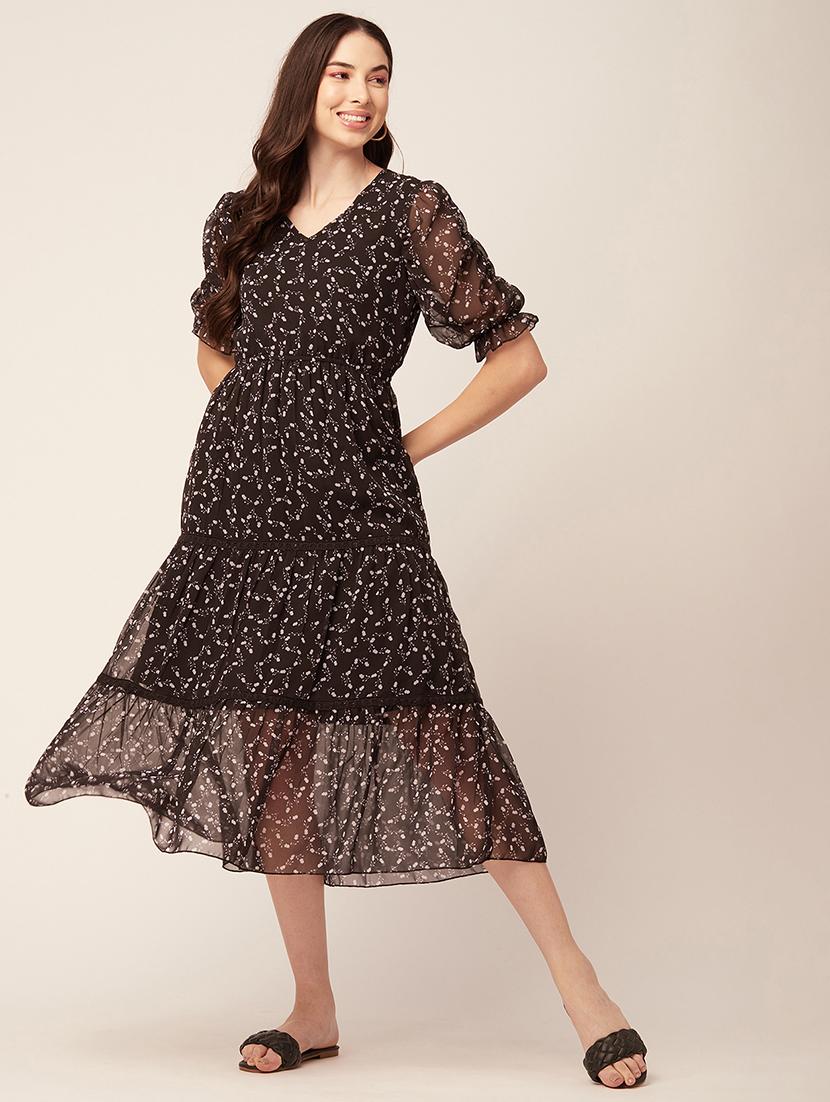women's tiered dress floral dress - 20152410 -  Zoom Image - 0