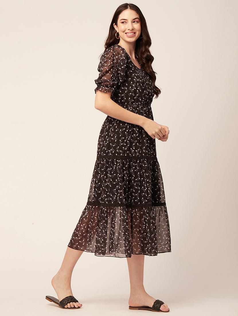 women's tiered dress floral dress - 20152410 - Standard Image - 2