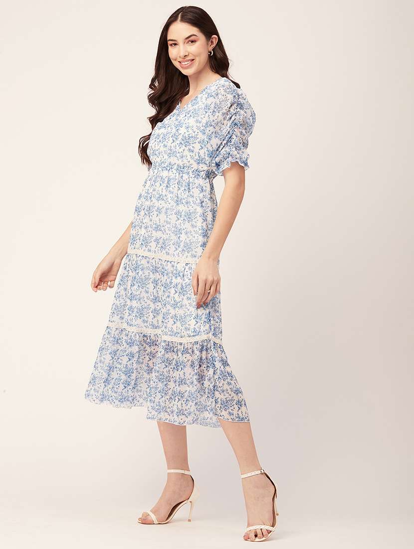 women's tiered dress floral dress - 20152411 -  Standard Image - 2