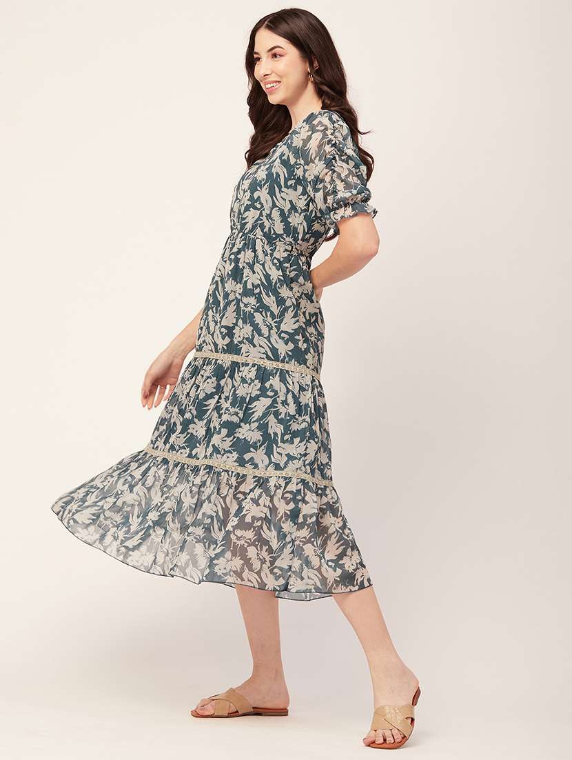 women's tiered dress floral dress - 20152413 -  Standard Image - 2