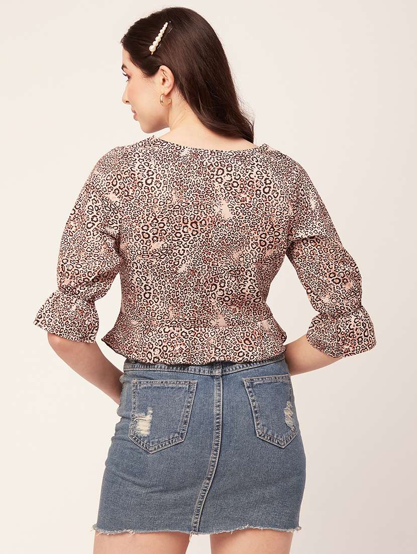 women's peplum sweetheart neck top - 20152431 - Standard Image - 2