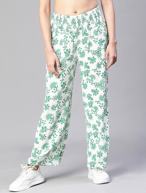women printed trouser - 20152510 -  Standard Image - 0