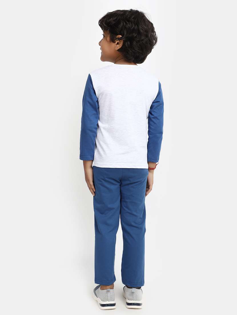 boys printed t-shirt and pajama set  - 20153502 -  Standard Image - 2