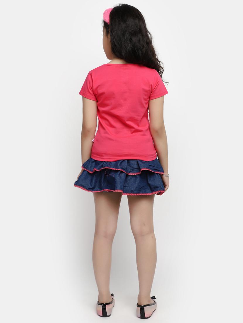 kids printed skirt top set - 20153518 - Standard Image - 2