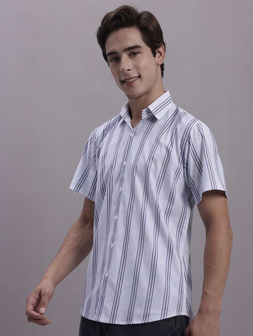 mens stripes casual shirt - 20154825 -  Standard Image - 2
