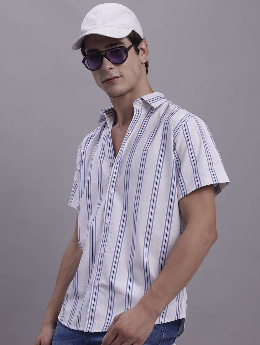 mens stripes casual shirt - 20154826 -  Standard Image - 2