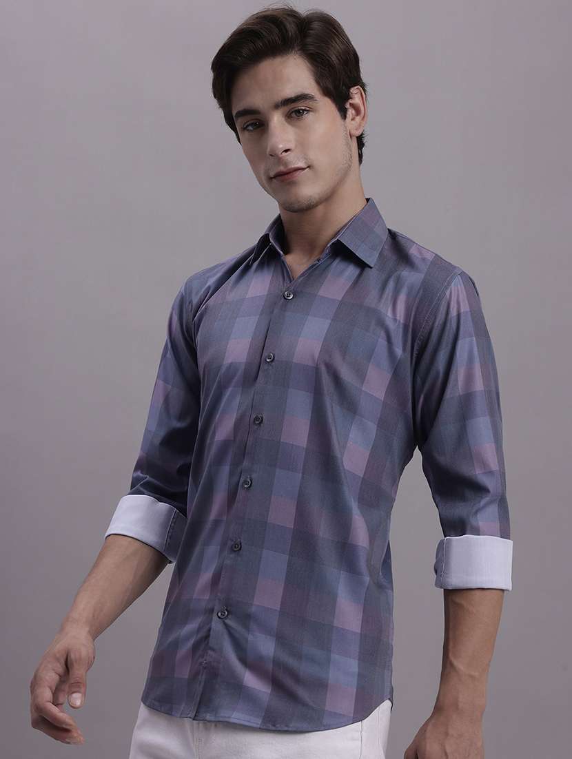 mens checks casual shirt - 20154831 -  Standard Image - 2