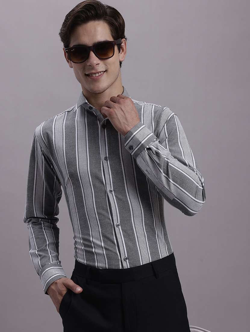 mens stripes formal shirt - 20154848 -  Standard Image - 2