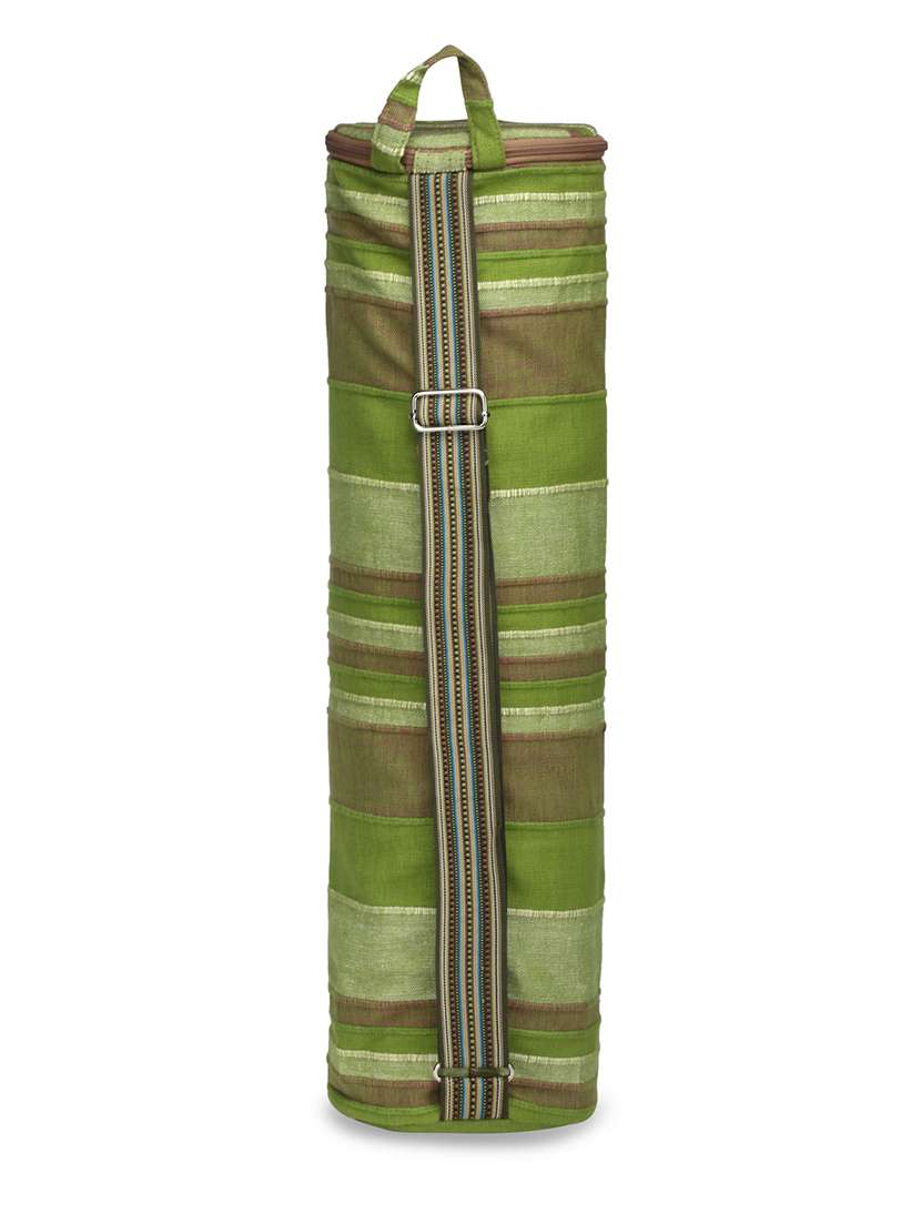 unisex green cotton dufflebag - 20154875 -  Standard Image - 2