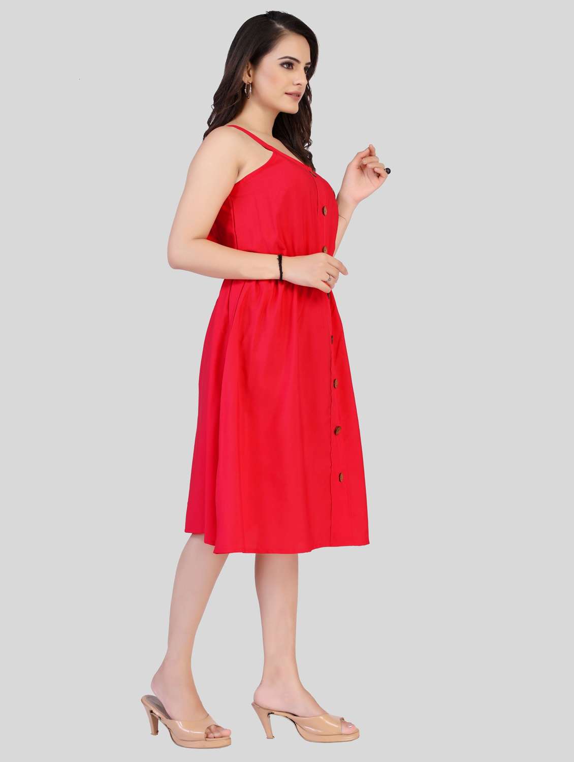 women's  solid dress - 20155286 -  Standard Image - 2
