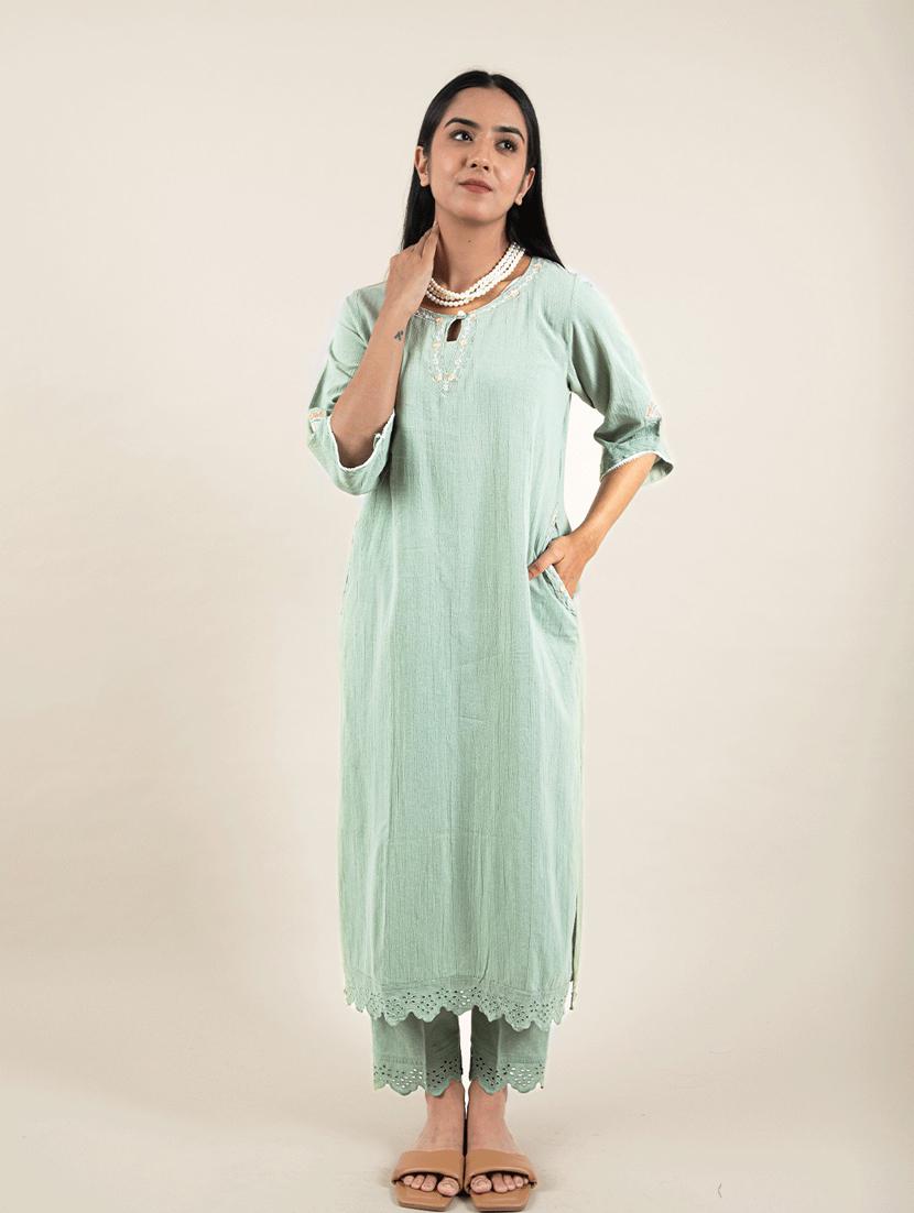 women's straight kurta - 20155535 - Zoom Image - 0