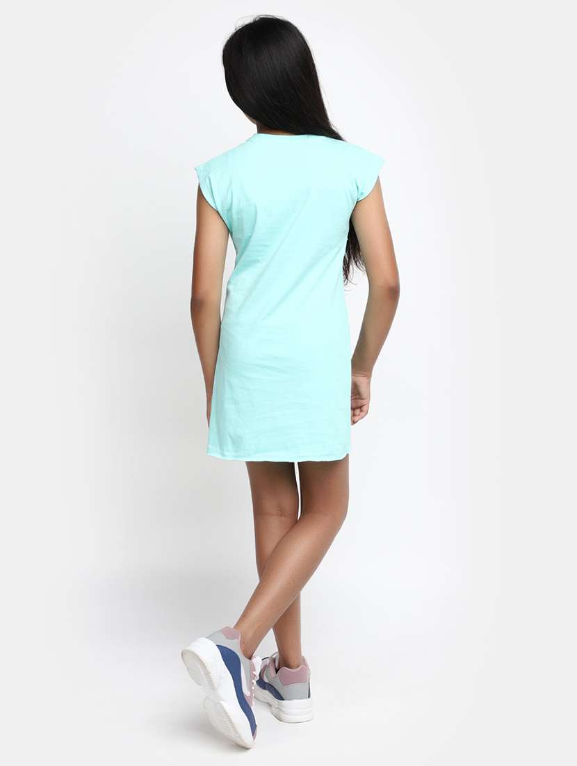 girls round neck sleeveless frock - 20155881 -  Standard Image - 2