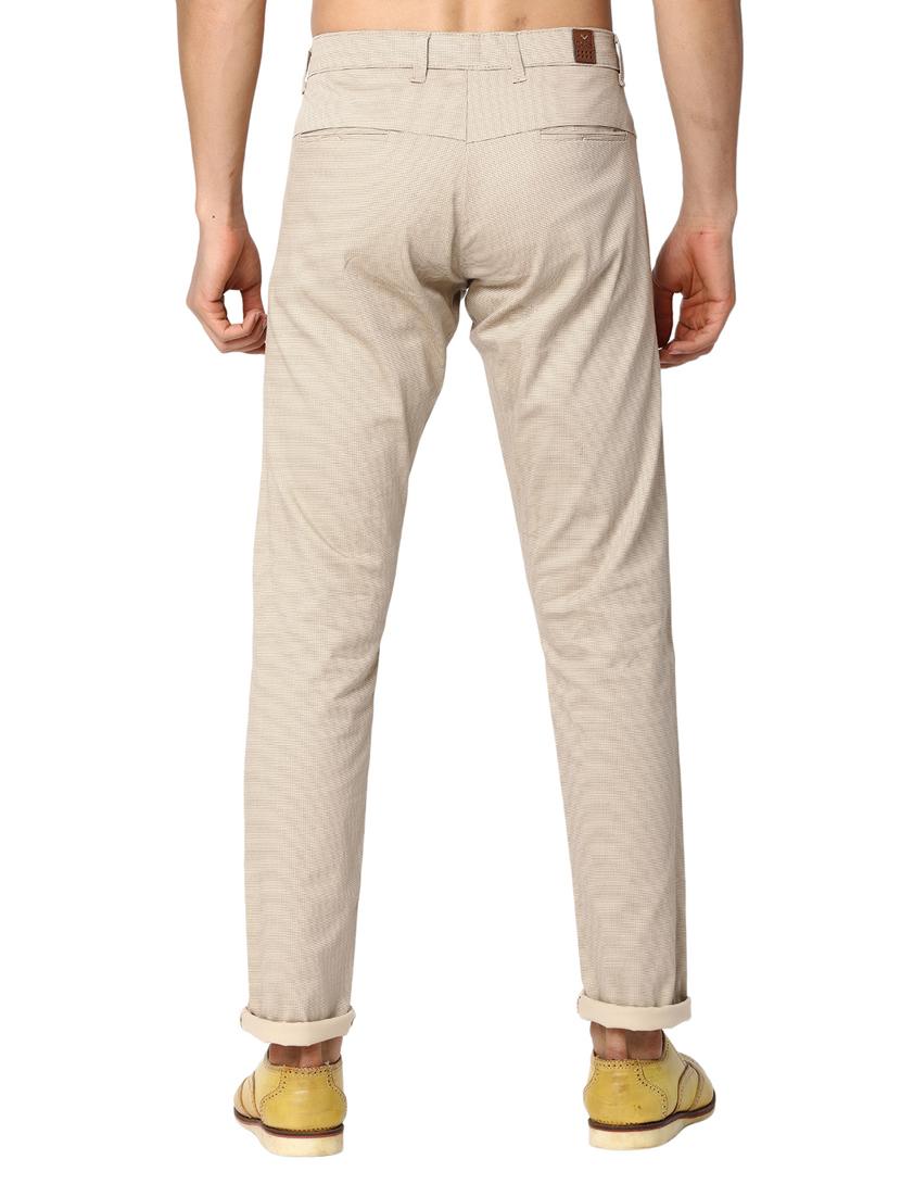 beige cotton chinos casual trouser - 20156035 - Standard Image - 2
