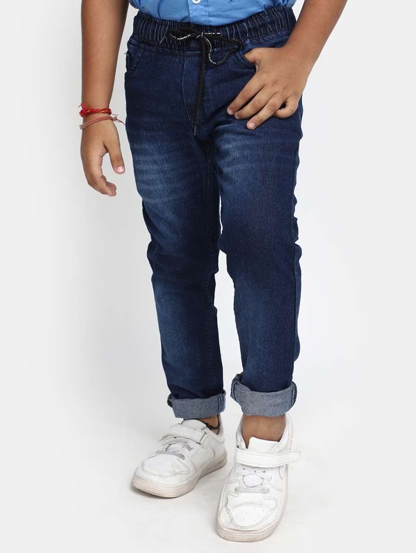 boy's plain slim fit jeans