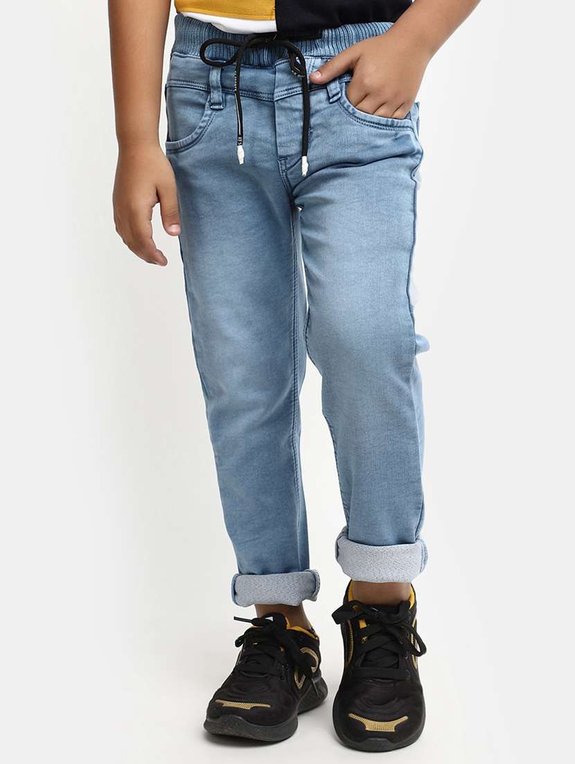 boy's plain slim fit jeans