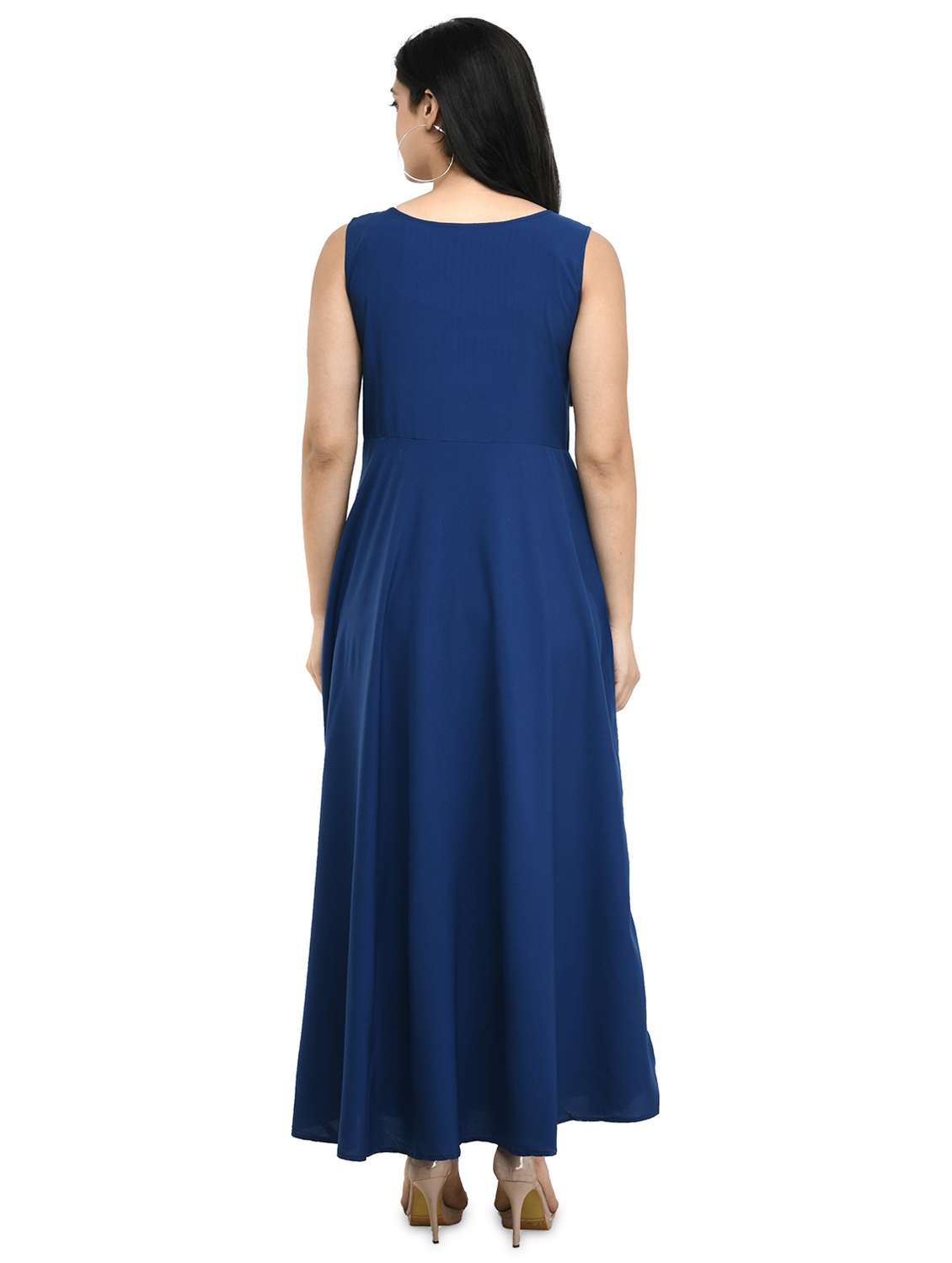 women's fit & flare maxi dress - 20156575 -  Standard Image - 2