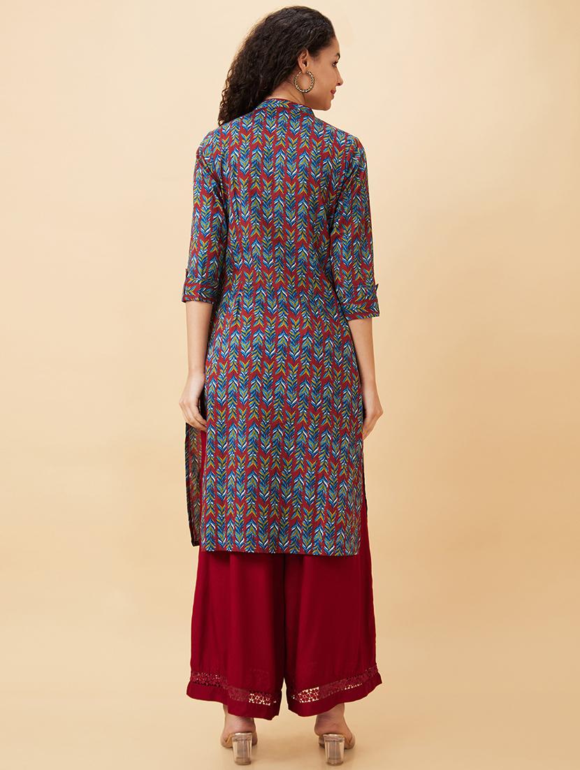 women's straight kurta - 20158114 - Standard Image - 2