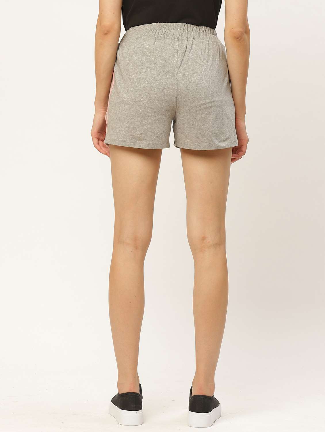 grey jersey hot pants shorts - 20159240 -  Standard Image - 2