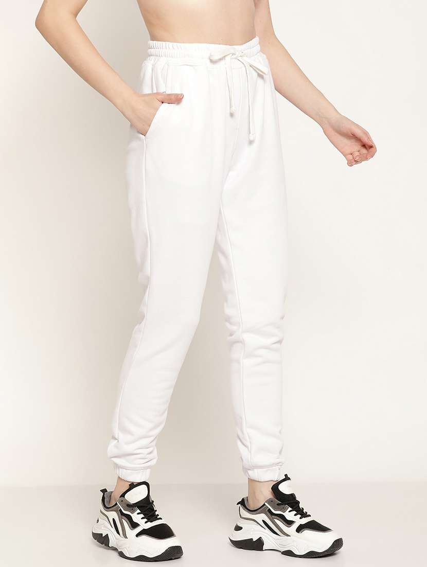 women solid jogger - 20159320 -  Standard Image - 2