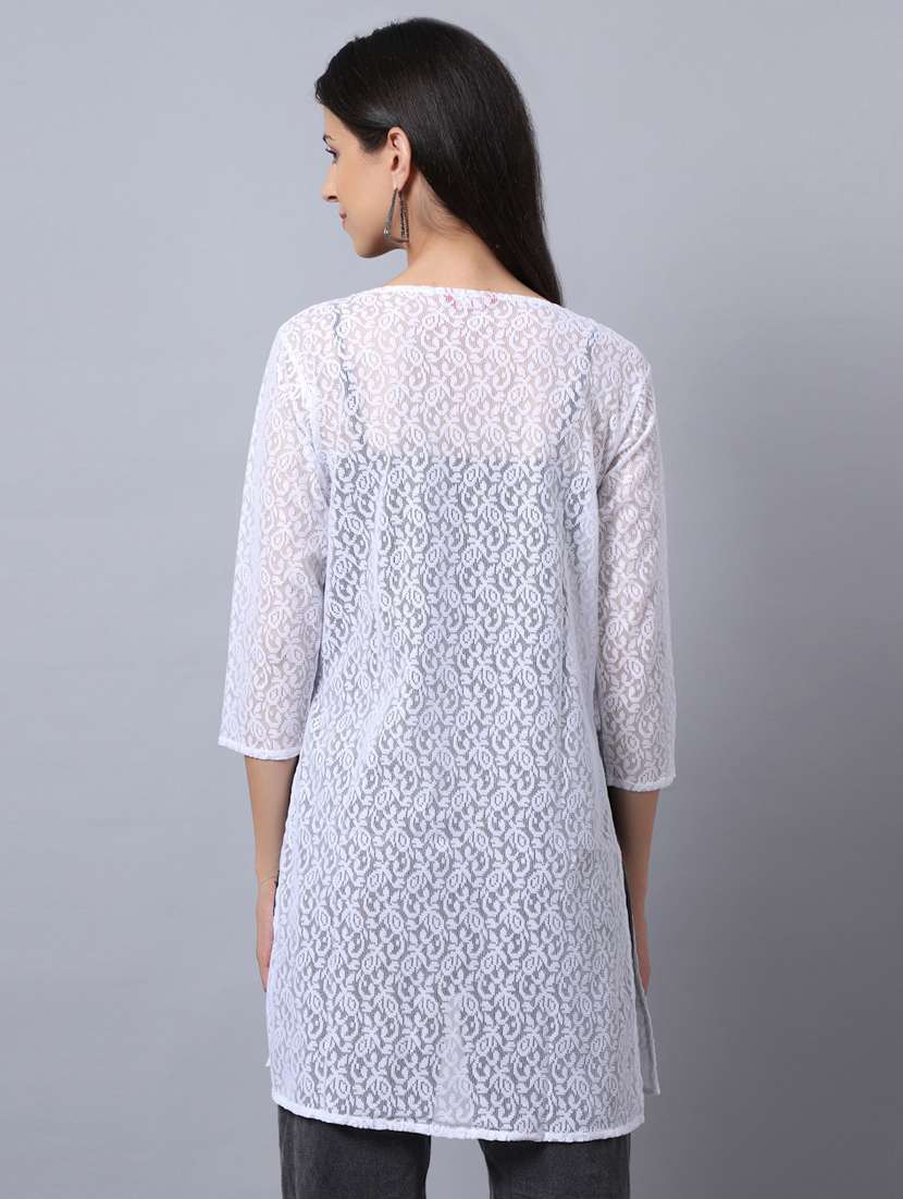 white cotton shrug - 20159523 -  Standard Image - 2