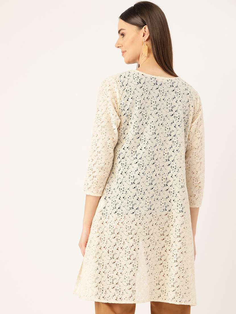 beige cotton blend shrug - 20159630 -  Standard Image - 2