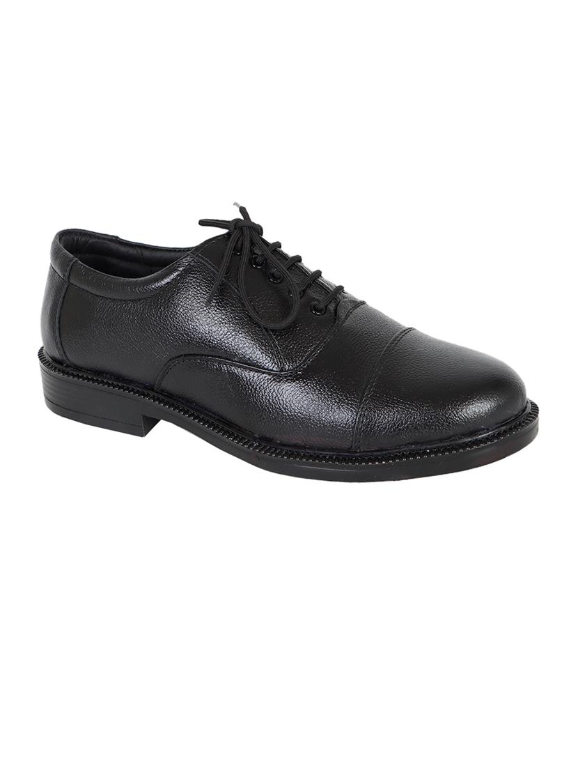 black solid lace-up oxfords - 20159756 -  Zoom Image - 0