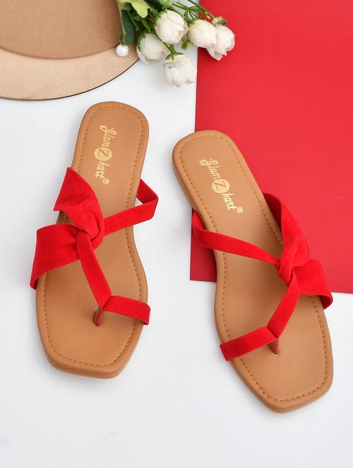 women solid slip on sandal - 20160138 -  Standard Image - 0