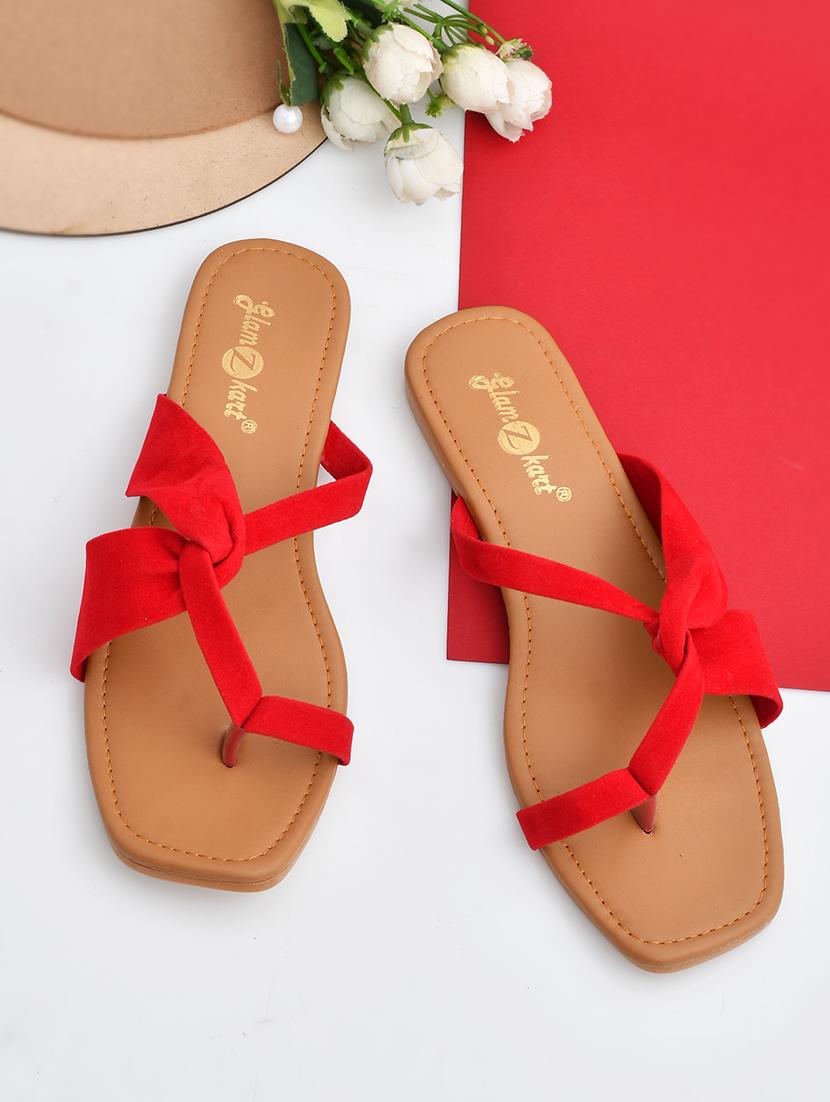 women solid slip on sandal - 20160138 -  Zoom Image - 0