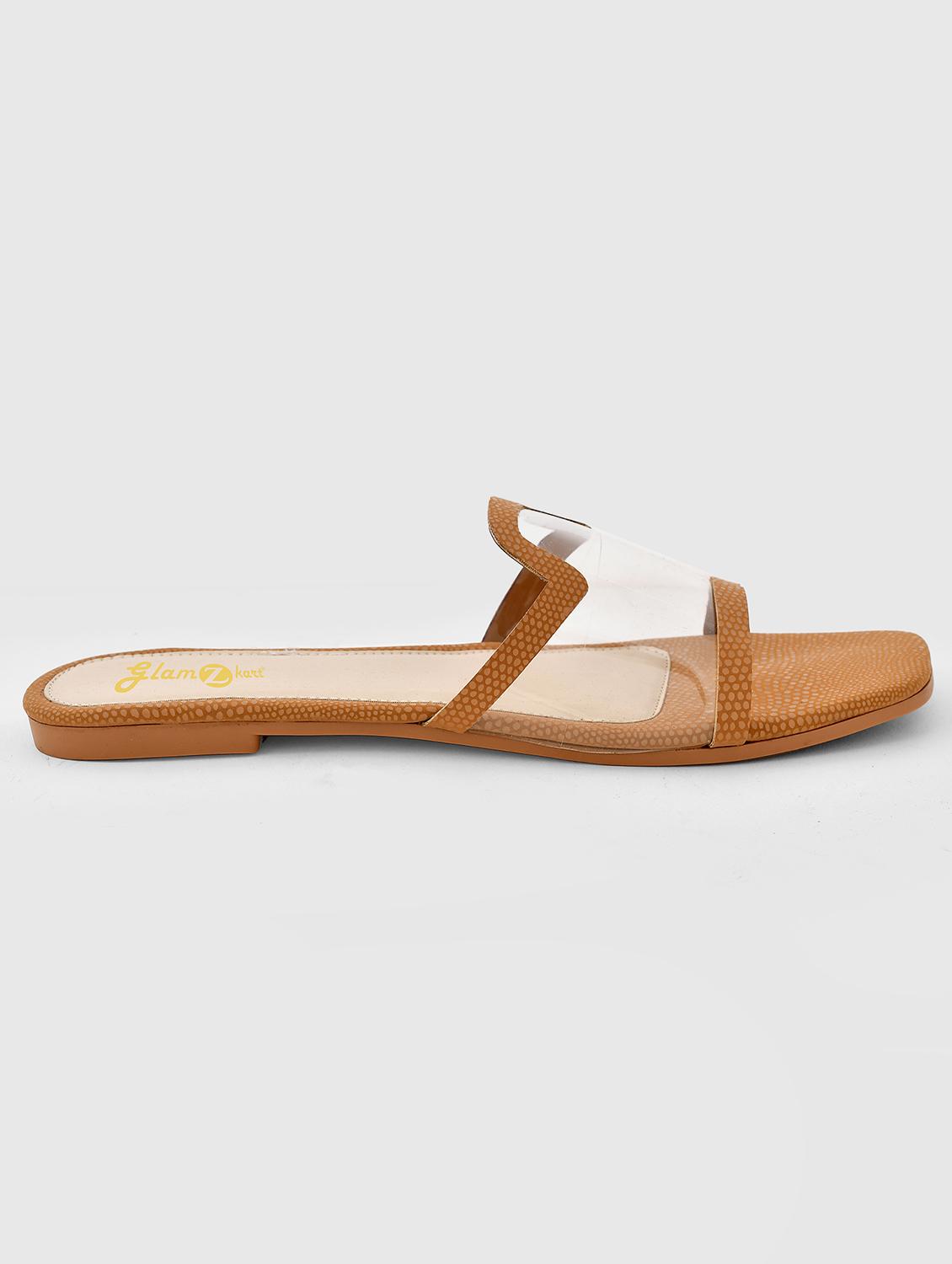 women solid slip on sandal - 20160146 - Standard Image - 2