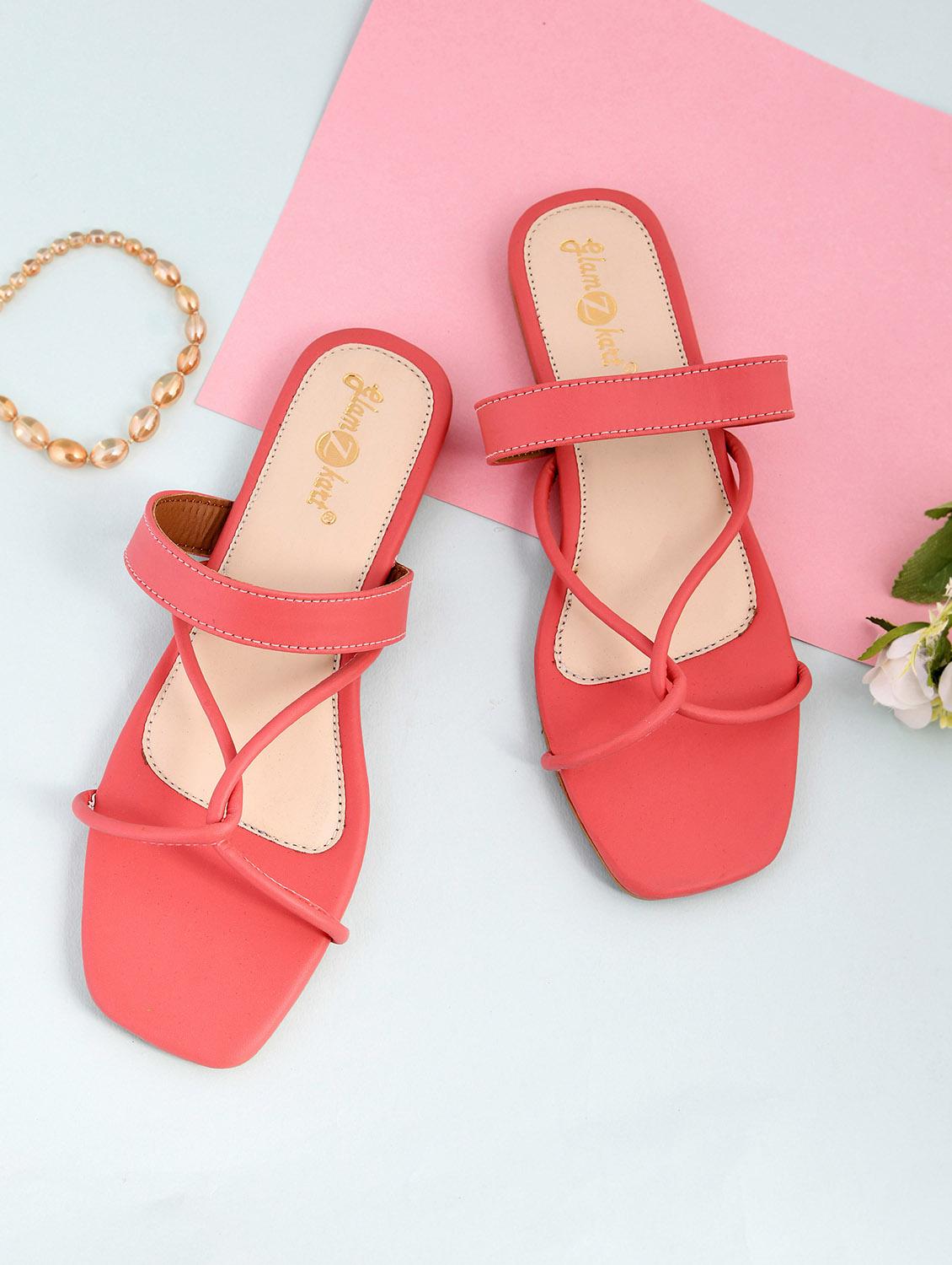 women solid slip on sandal - 20160151 -  Zoom Image - 0