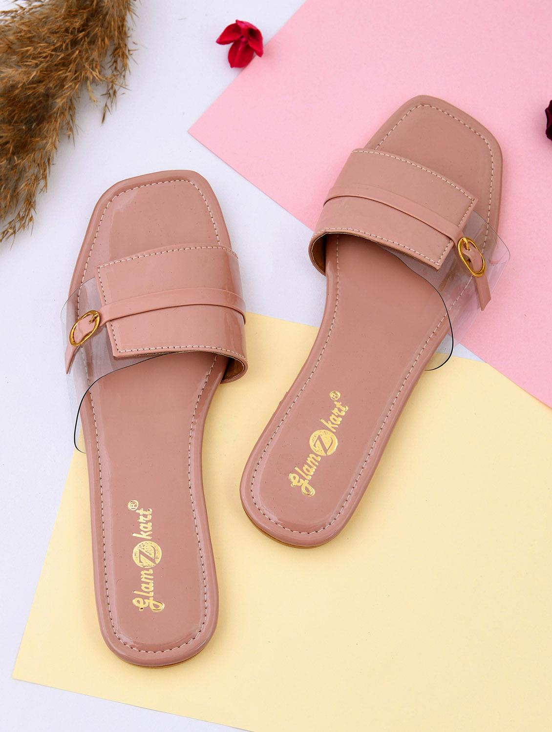 women solid slip on sandal - 20160153 - Zoom Image - 0