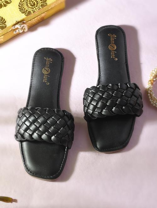 women solid slip on sandal - 20160212 -  Standard Image - 0