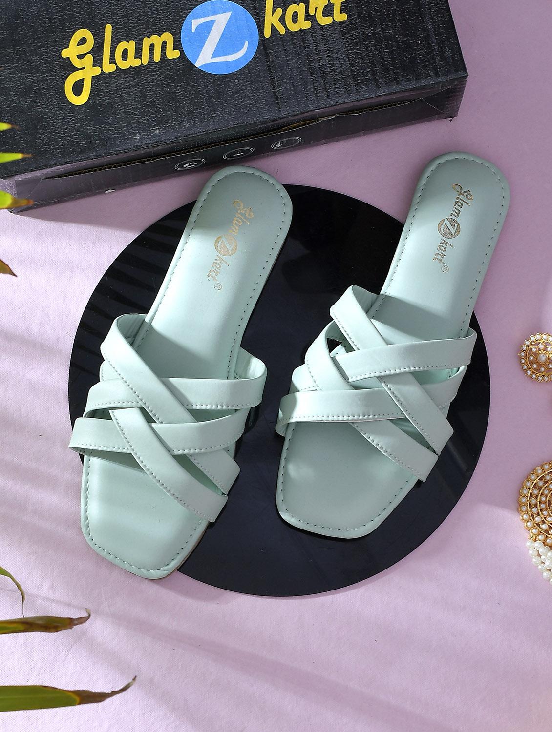 women solid slip on sandal - 20160216 -  Zoom Image - 0