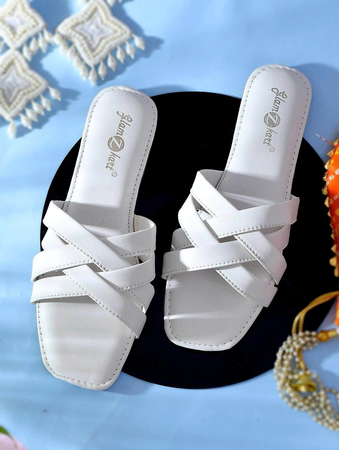 women solid slip on sandal - 20160217 -  Zoom Image - 0